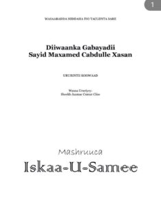 gabayaddii sayidka pdf